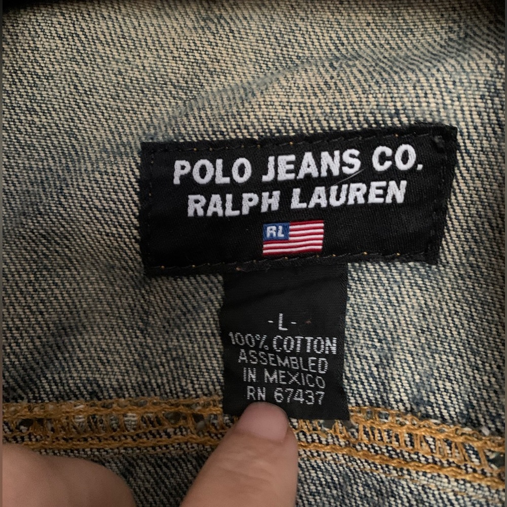 90s Ralph Lauren Polo Jean Jacket - Picture 2 of 4